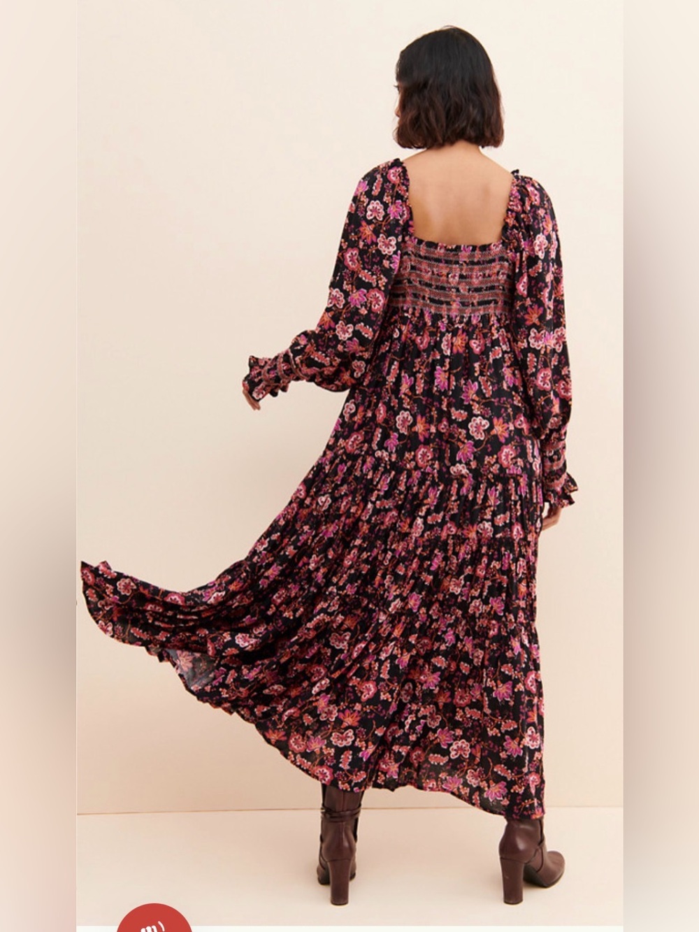 Free People Sweet Escape Maxi Dress Floral Romantic Boho Fairy , small - Picture 4 of 15